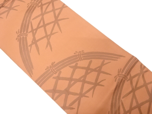 光悦垣模様織出し袋帯